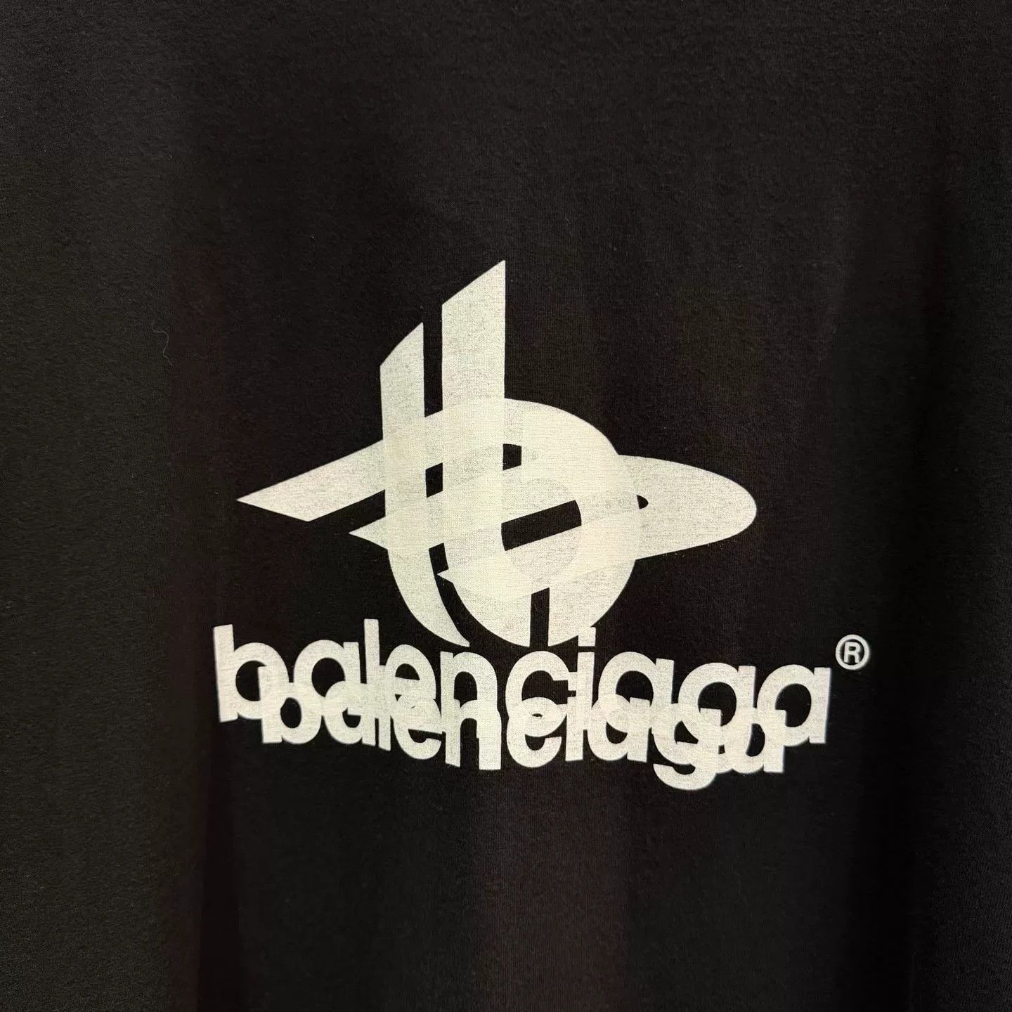 Balenciaga Balenciaga Phantom Logo Black T-shirt Size US M / EU 48-50 / 2 - 3 Thumbnail