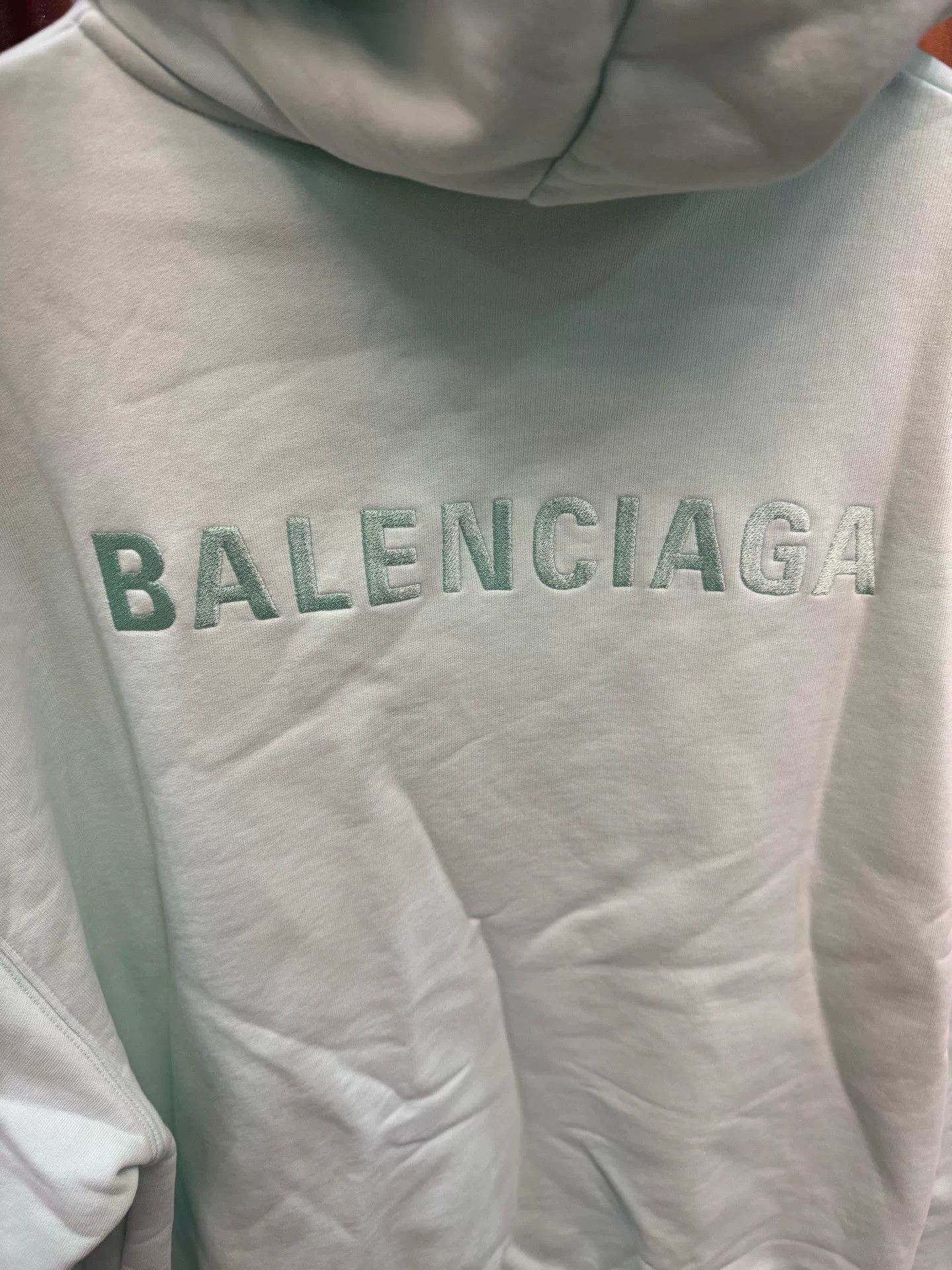 Balenciaga Balenciaga Embroidered Green Hoodie Size US XS / EU 42 / 0 - 6 Thumbnail