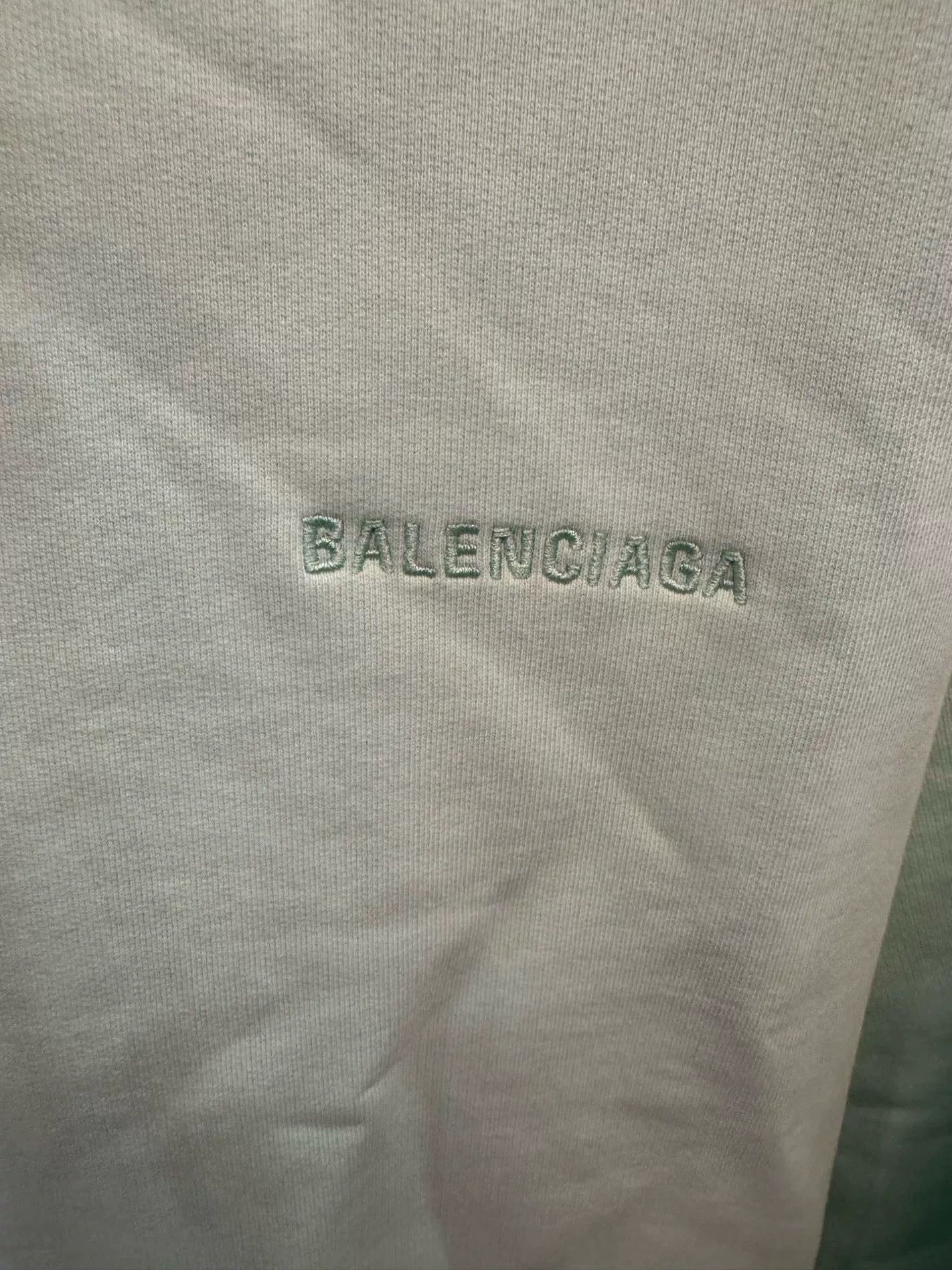 Balenciaga Balenciaga Embroidered Green Hoodie Size US XS / EU 42 / 0 - 3 Thumbnail