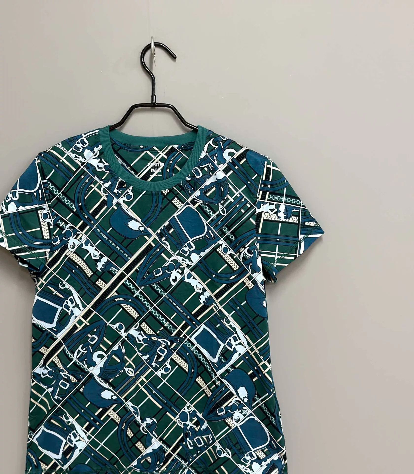 Hermes FW23 Hermes Chain Print Short Sleeve Size US S / EU 44-46 / 1 - 2 Thumbnail