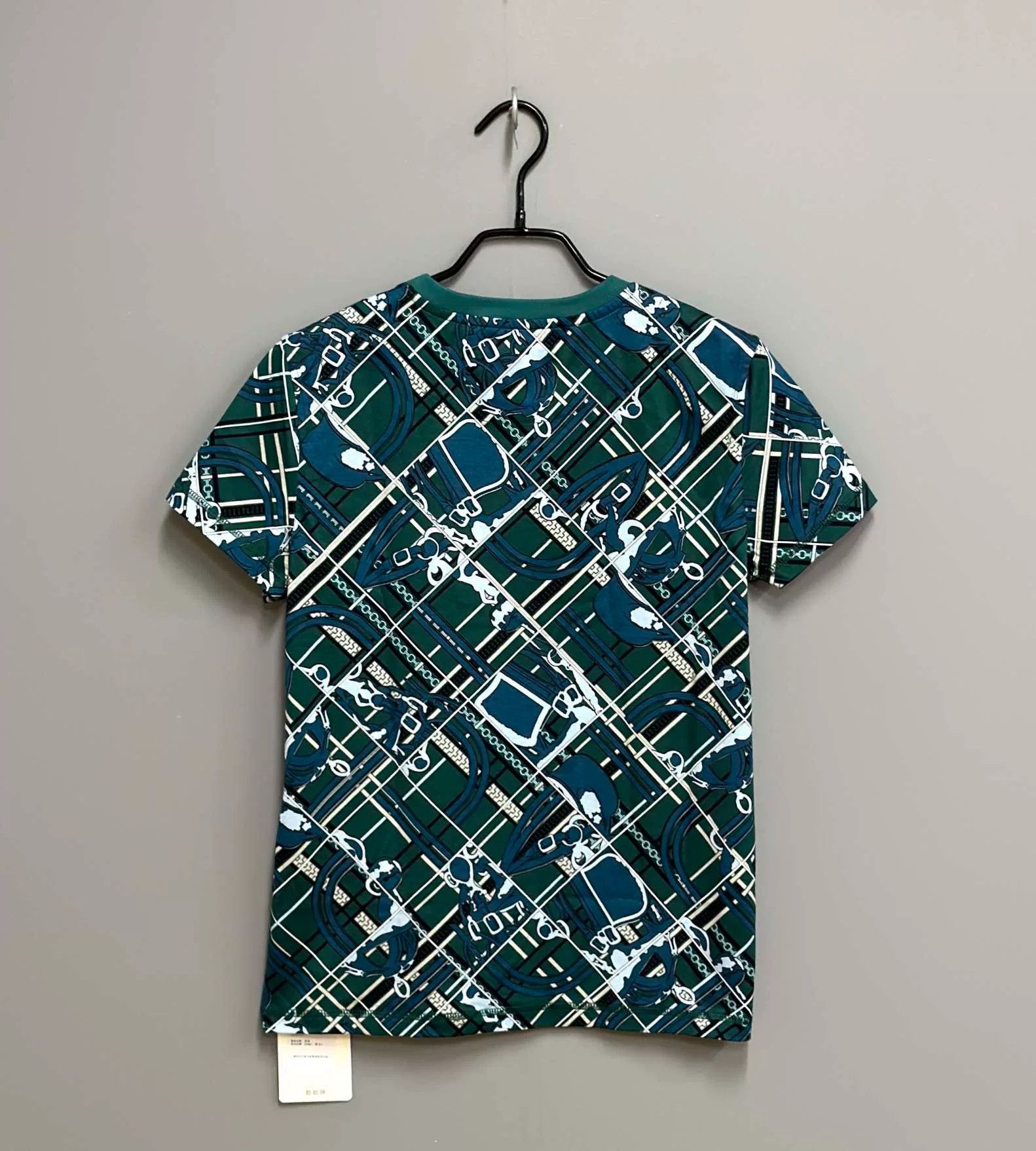 Hermes FW23 Hermes Chain Print Short Sleeve Size US S / EU 44-46 / 1 - 3 Thumbnail