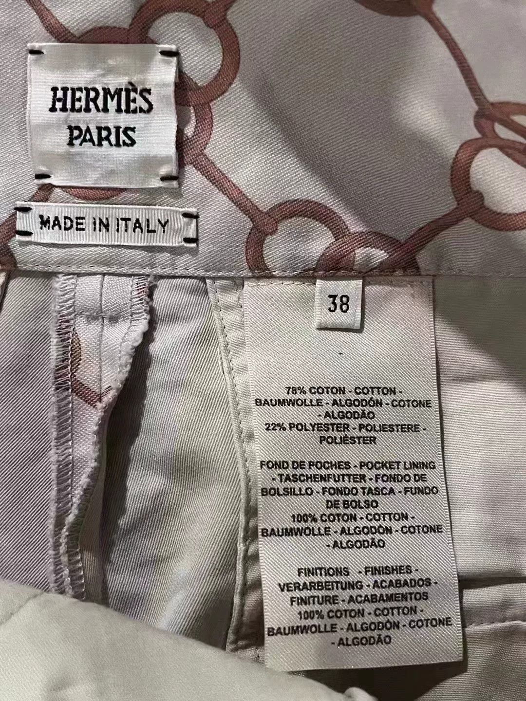 Hermes Hermes New Printed Shorts Size 38 Size US 38 / EU 54 - 4 Thumbnail