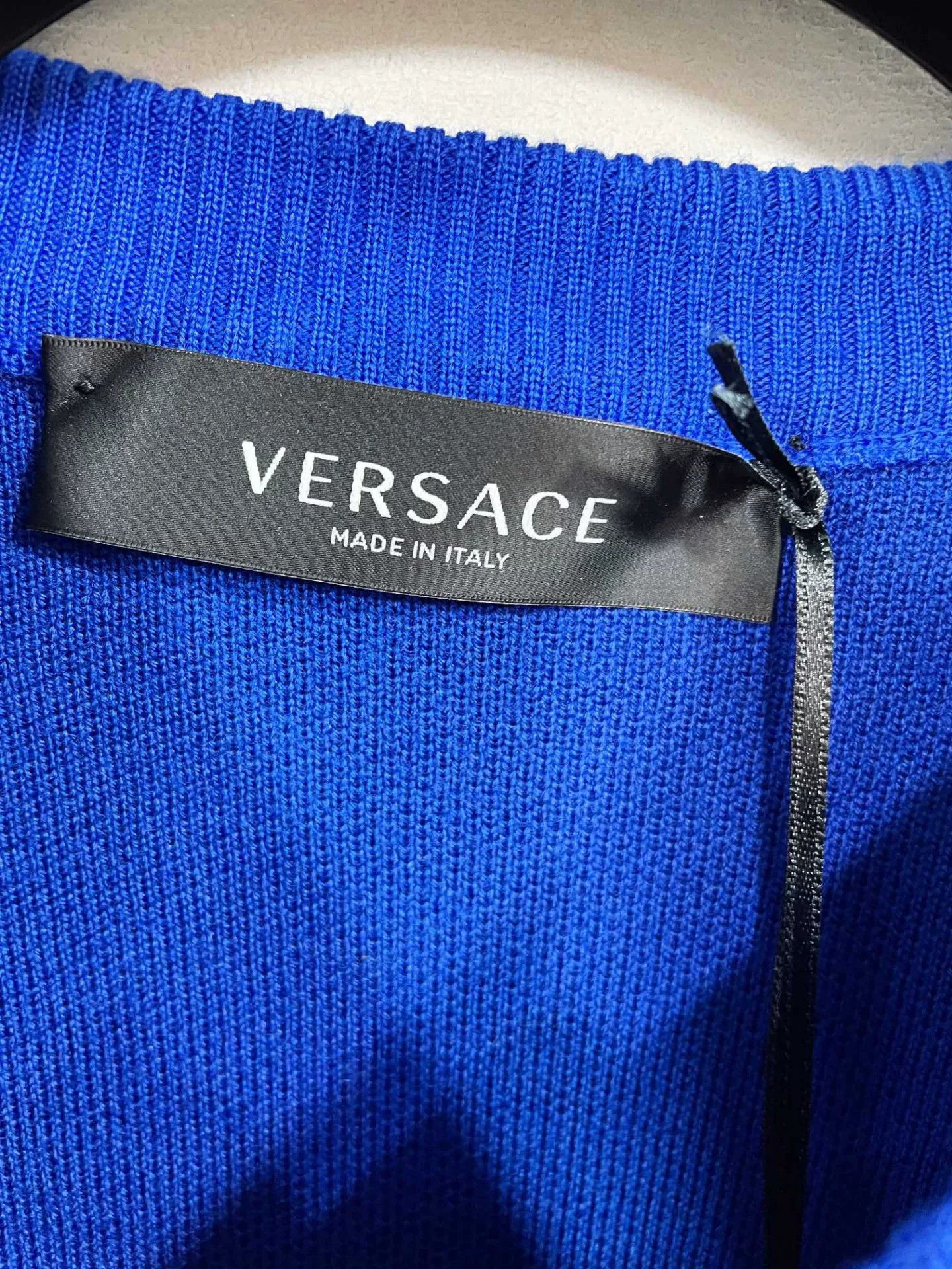 Versace VERSACE Wool Knit Sweater Coat Size US M / EU 48-50 / 2 - 6 Thumbnail