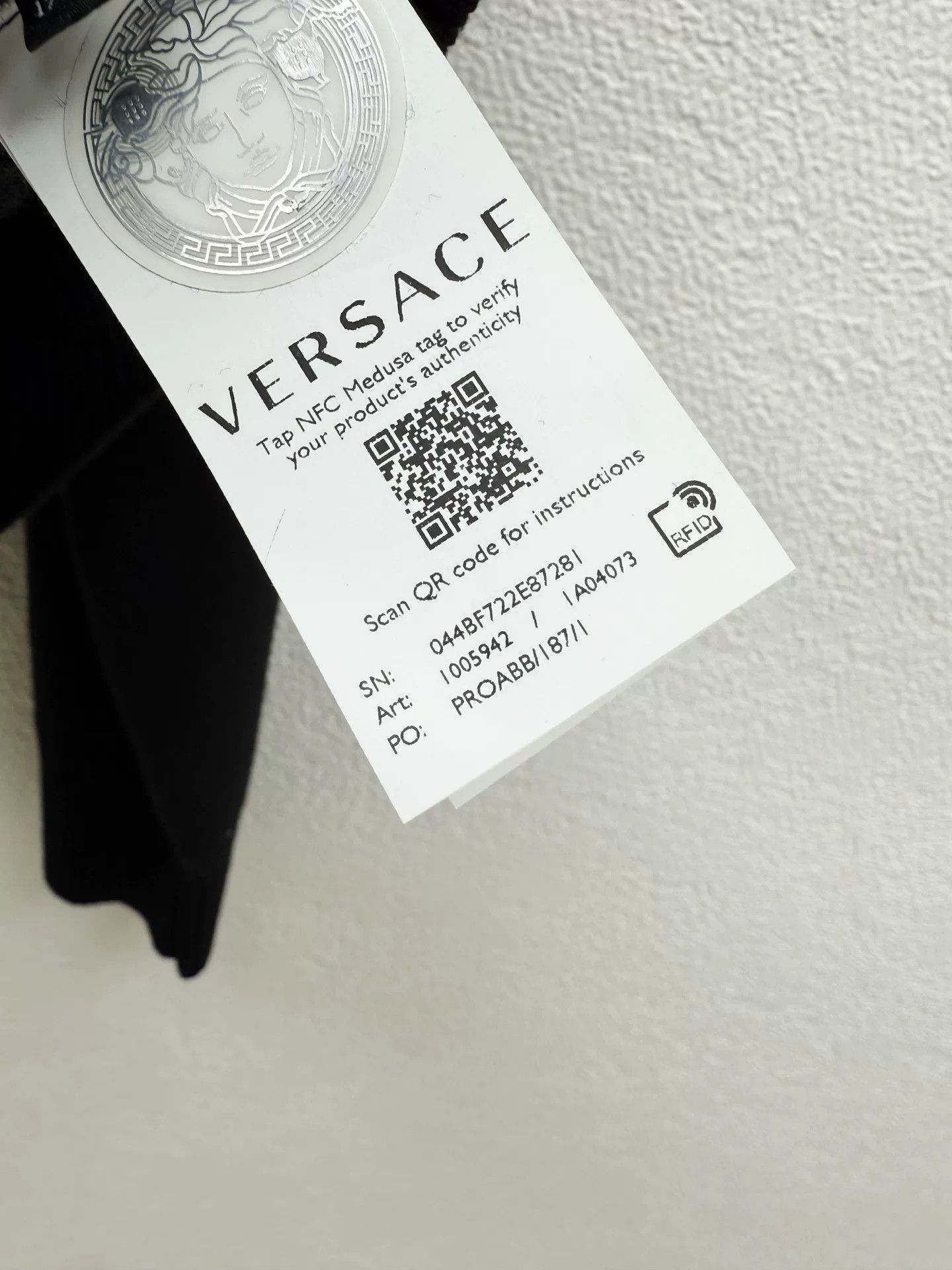 Versace VERSACE Wool Knit Sweater Jacket Size US S / EU 44-46 / 1 - 7 Thumbnail