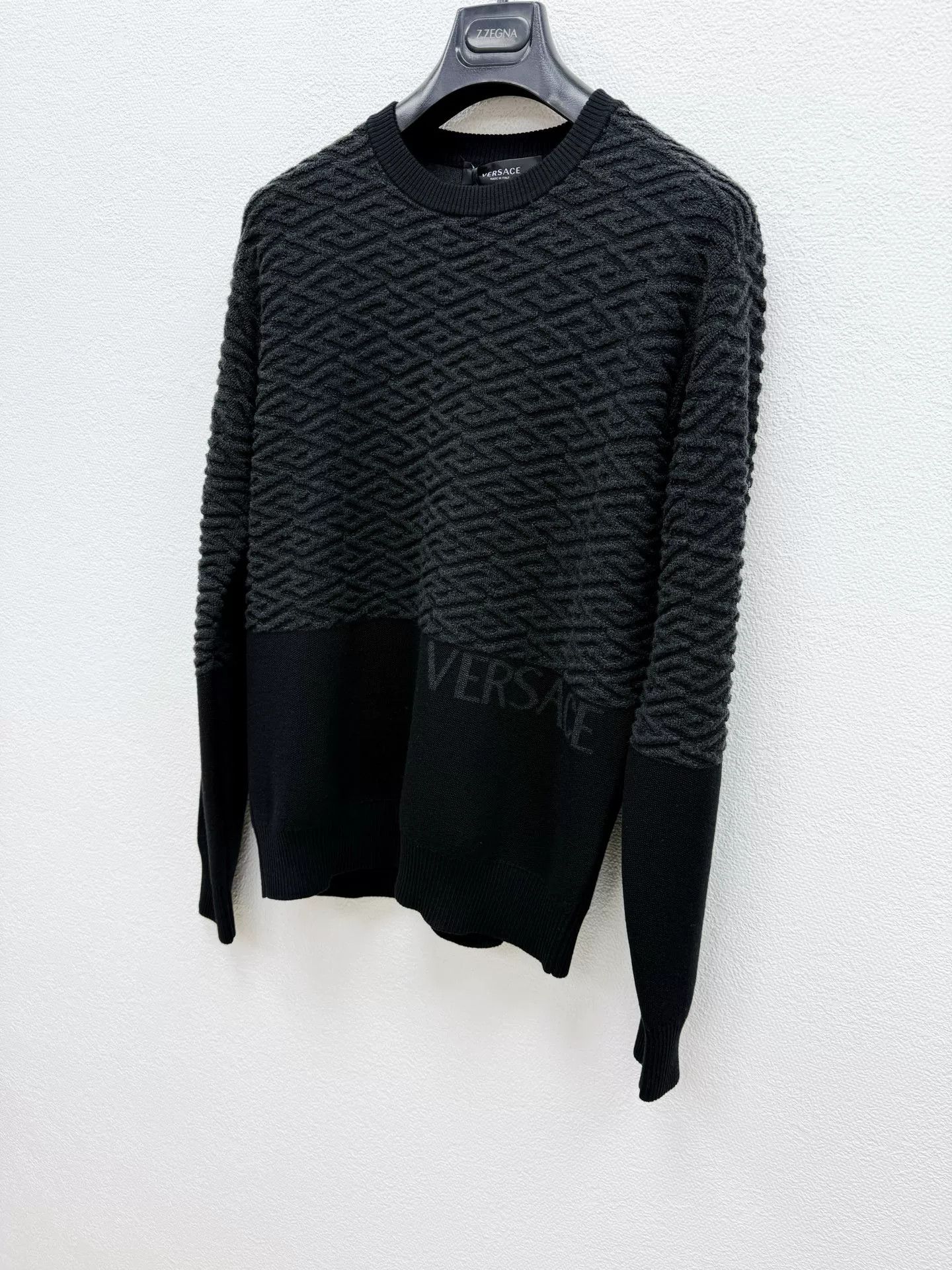 Versace VERSACE Wool Knit Sweater Jacket Size US S / EU 44-46 / 1 - 3 Thumbnail