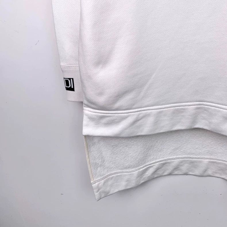 Fendi Fendi White Logo Embroidered Hoodie Size US M / EU 48-50 / 2 - 4 Thumbnail