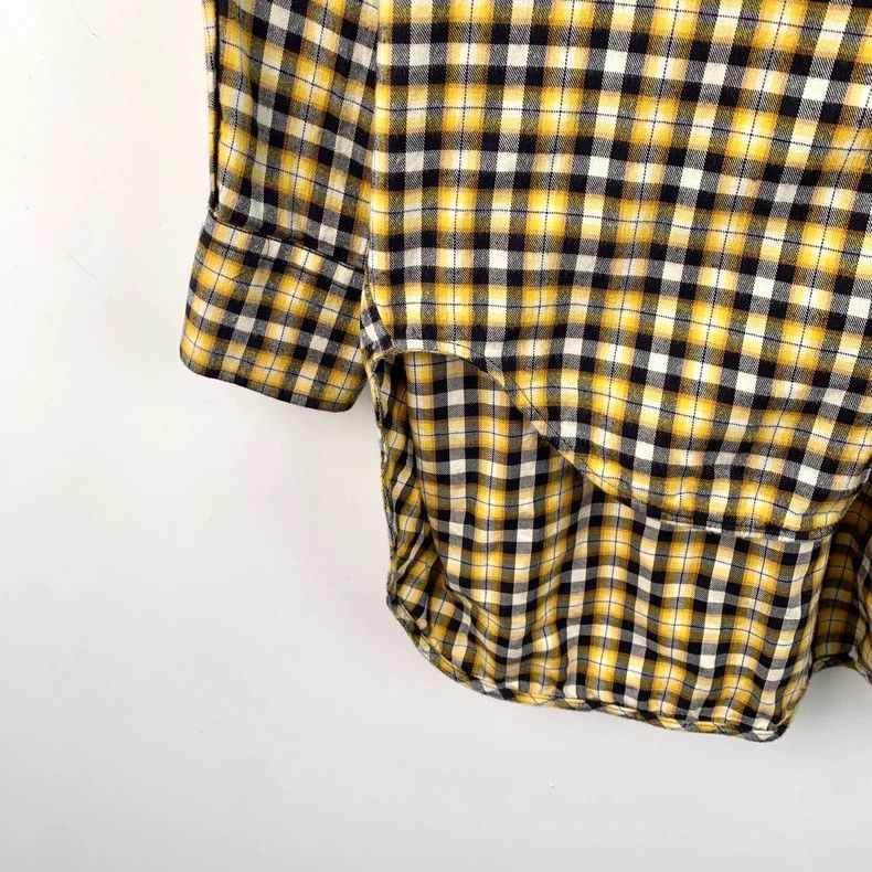 Balenciaga Balenciaga Checkered Bow Tie Long Sleeve Shirt Size US S / EU 44-46 / 1 - 4 Thumbnail
