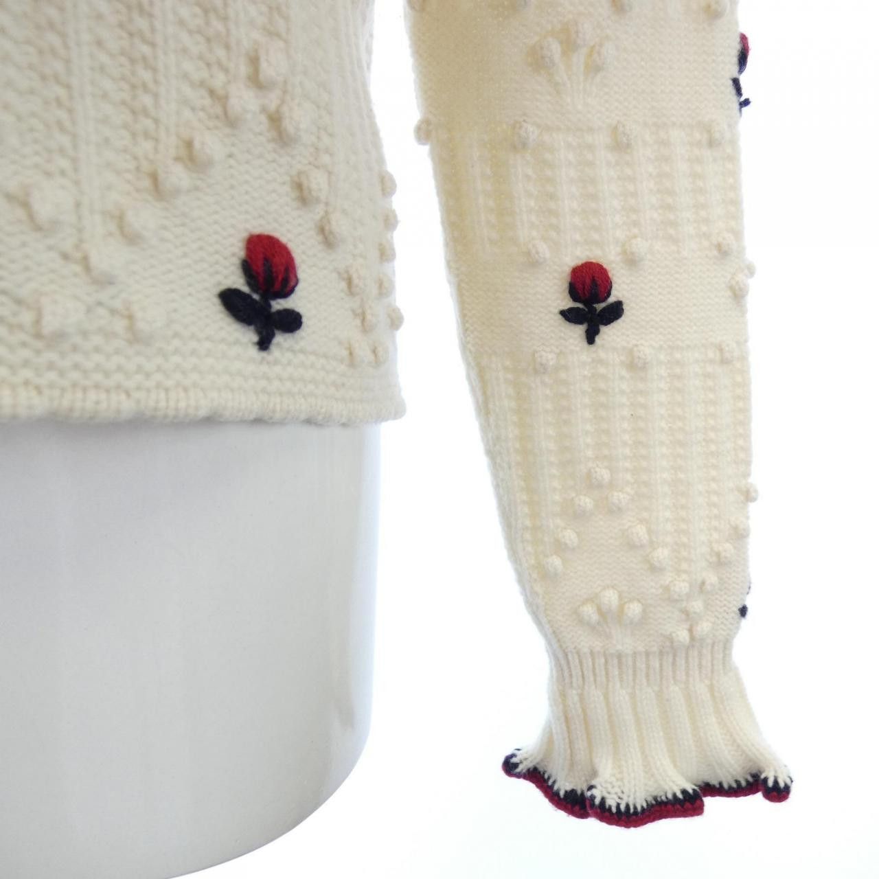 Chanel Chanel Chanel P51990K06721 100% Cashmere Knit Natural Material Tops P51990K06721 DUTY FREE for USA Size ONE SIZE - 6 Thumbnail
