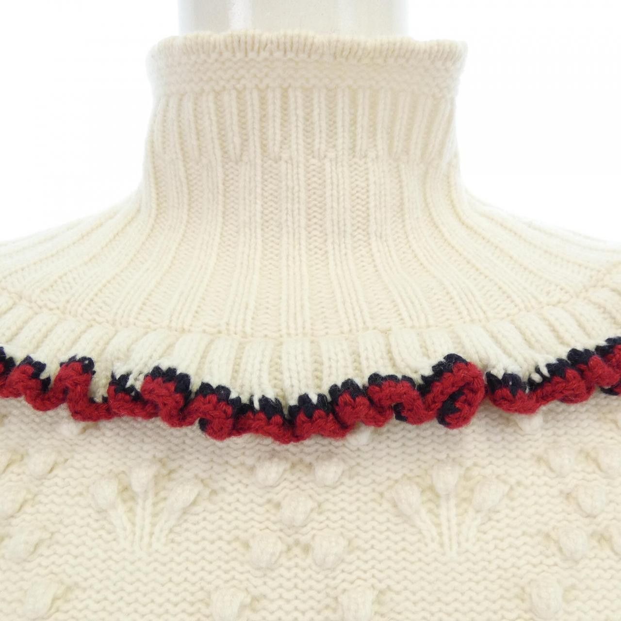 Chanel Chanel Chanel P51990K06721 100% Cashmere Knit Natural Material Tops P51990K06721 DUTY FREE for USA Size ONE SIZE - 5 Thumbnail