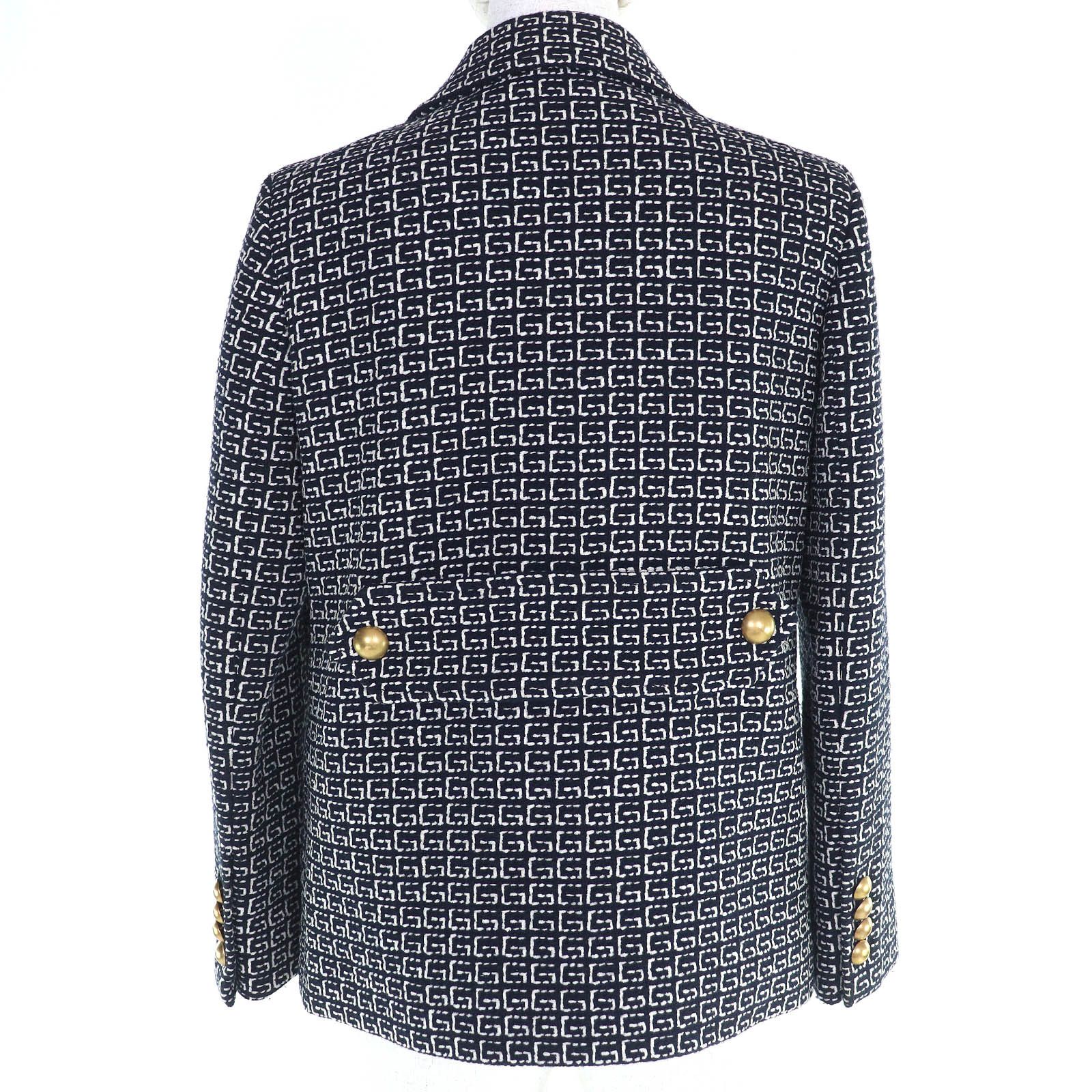 Gucci Gucci Gucci GG Signature Jacquard Wool Jacket Others Outerwear 597810 DUTY FREE for USA Size ONE SIZE - 3 Thumbnail