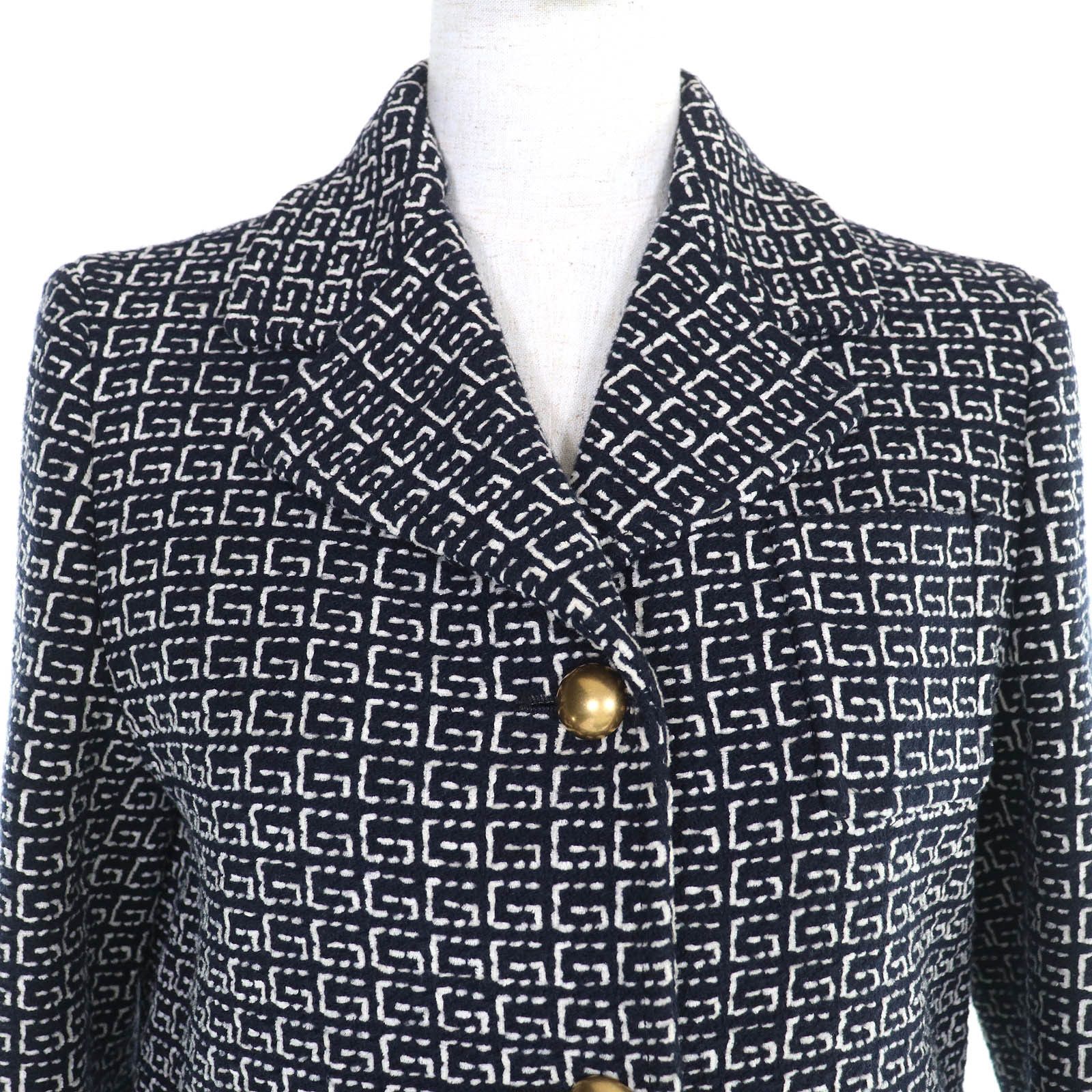 Gucci Gucci Gucci GG Signature Jacquard Wool Jacket Others Outerwear 597810 DUTY FREE for USA Size ONE SIZE - 4 Thumbnail