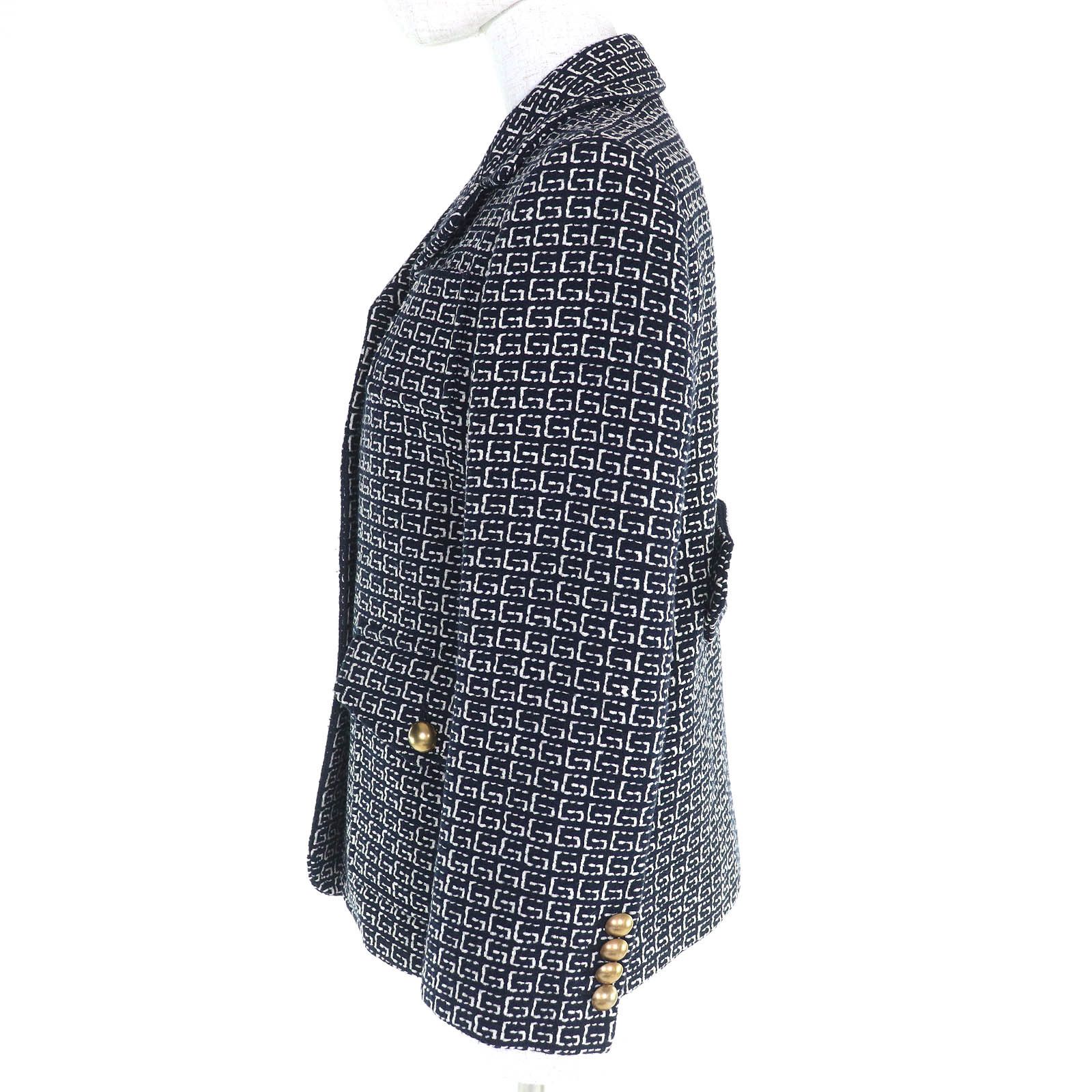 Gucci Gucci Gucci GG Signature Jacquard Wool Jacket Others Outerwear 597810 DUTY FREE for USA Size ONE SIZE - 2 Thumbnail