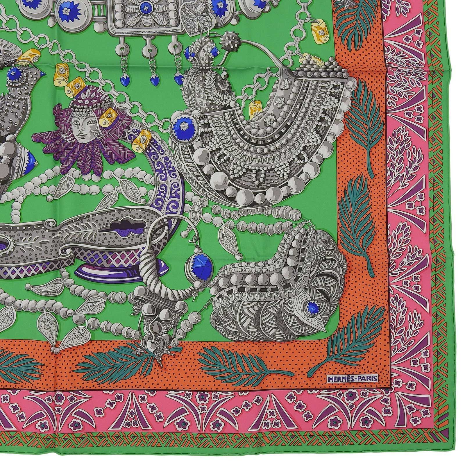 Hermes Hermes Hermès ZENOBIE REINE DE PALMYRE Silk Scarf Others Scarf DUTY FREE for USA Size ONE SIZE - 6 Thumbnail