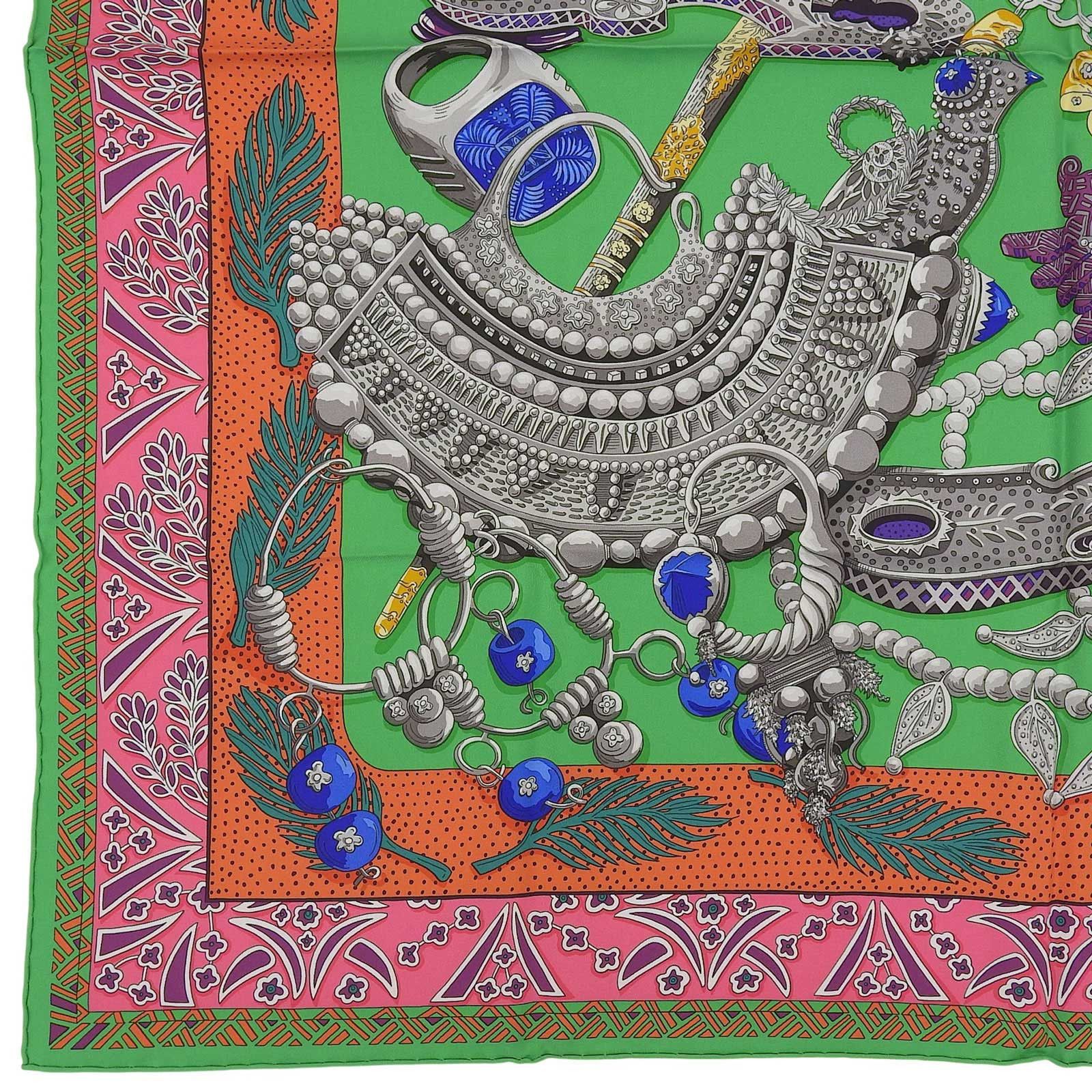 Hermes Hermes Hermès ZENOBIE REINE DE PALMYRE Silk Scarf Others Scarf DUTY FREE for USA Size ONE SIZE - 5 Thumbnail