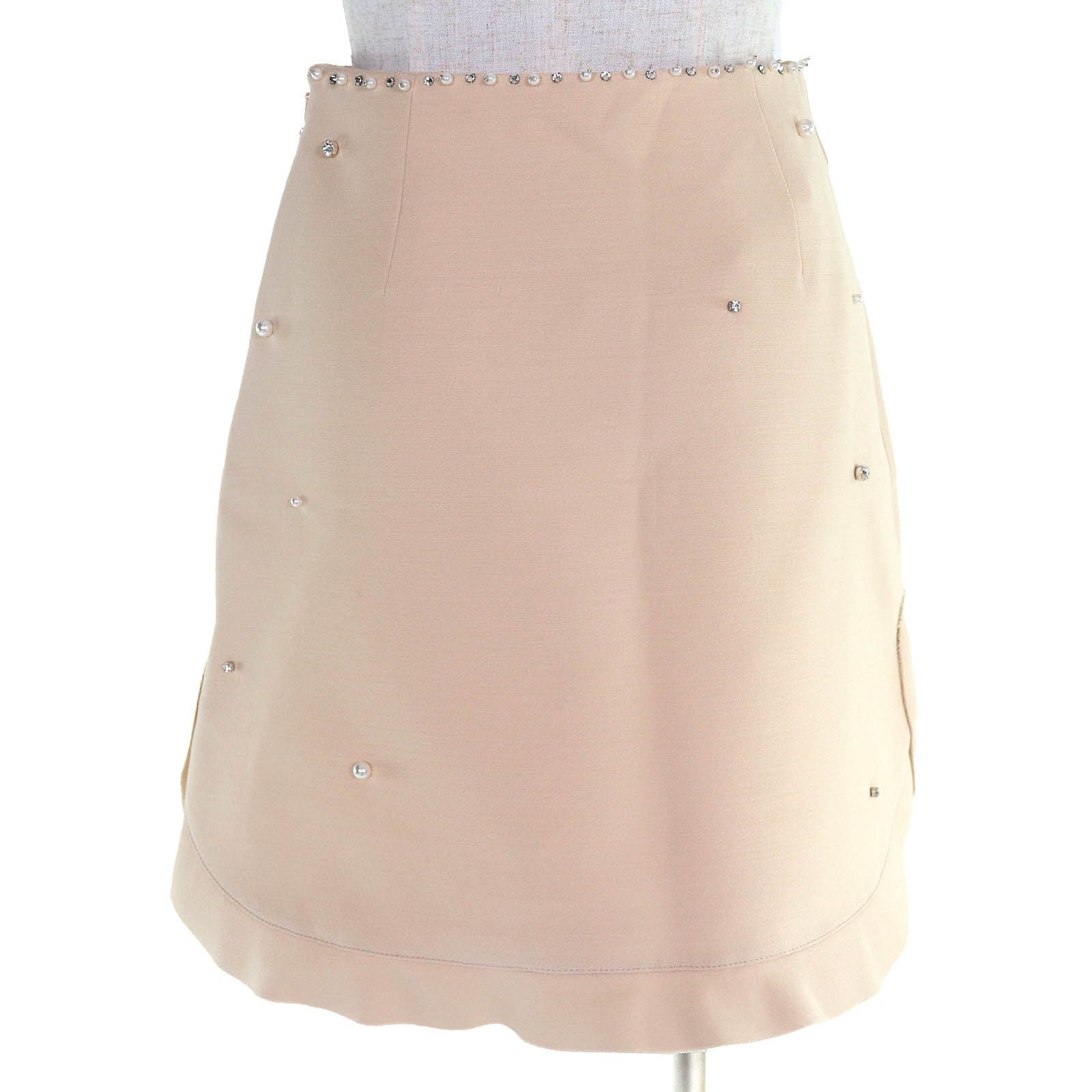 Miu Miu Miu Miu MIUMIU Mini Skirt Wool Skirt Others Skirts MG1048 DUTY FREE for USA Size ONE SIZE - 3 Thumbnail