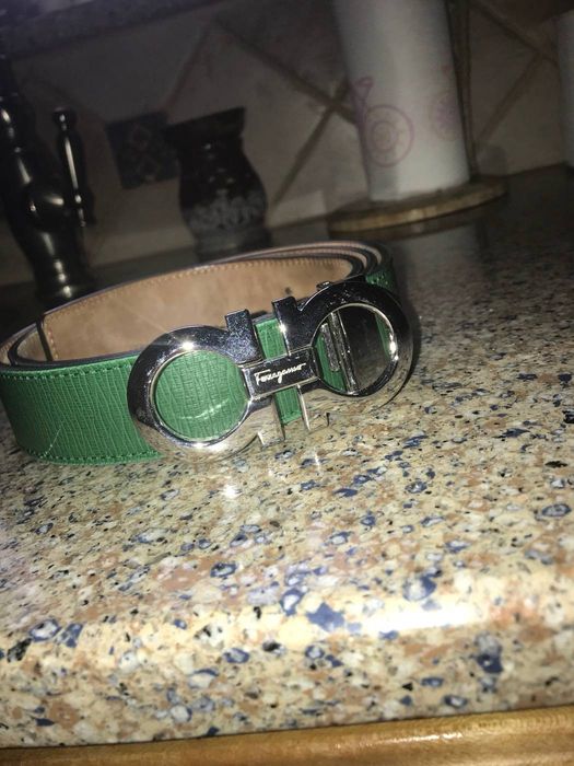 Salvatore Ferragamo Green Ferragamo Belt | Grailed