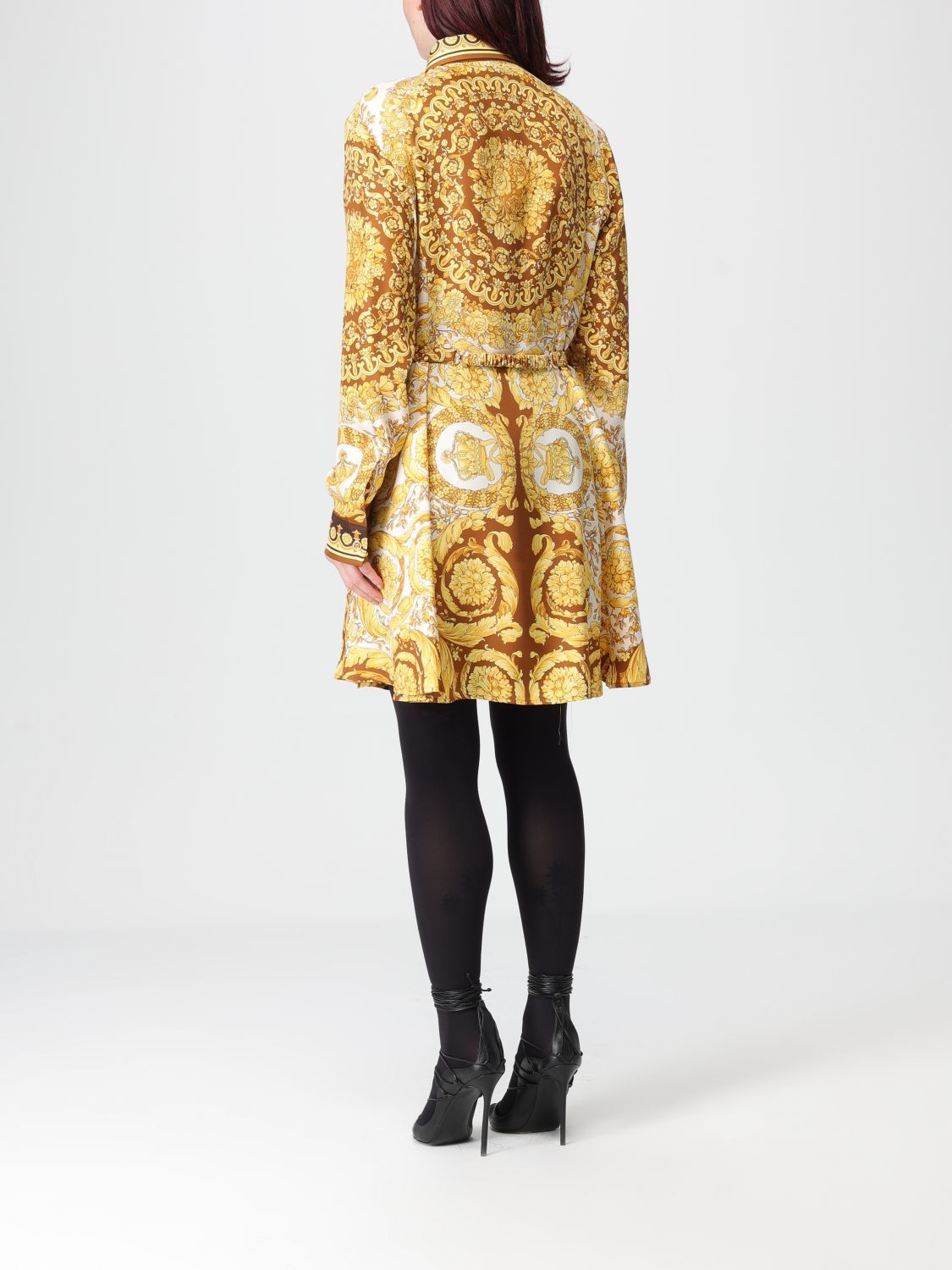 Versace Versace Dress Woman Brown Size S / US 4 / IT 40 - 2 Thumbnail