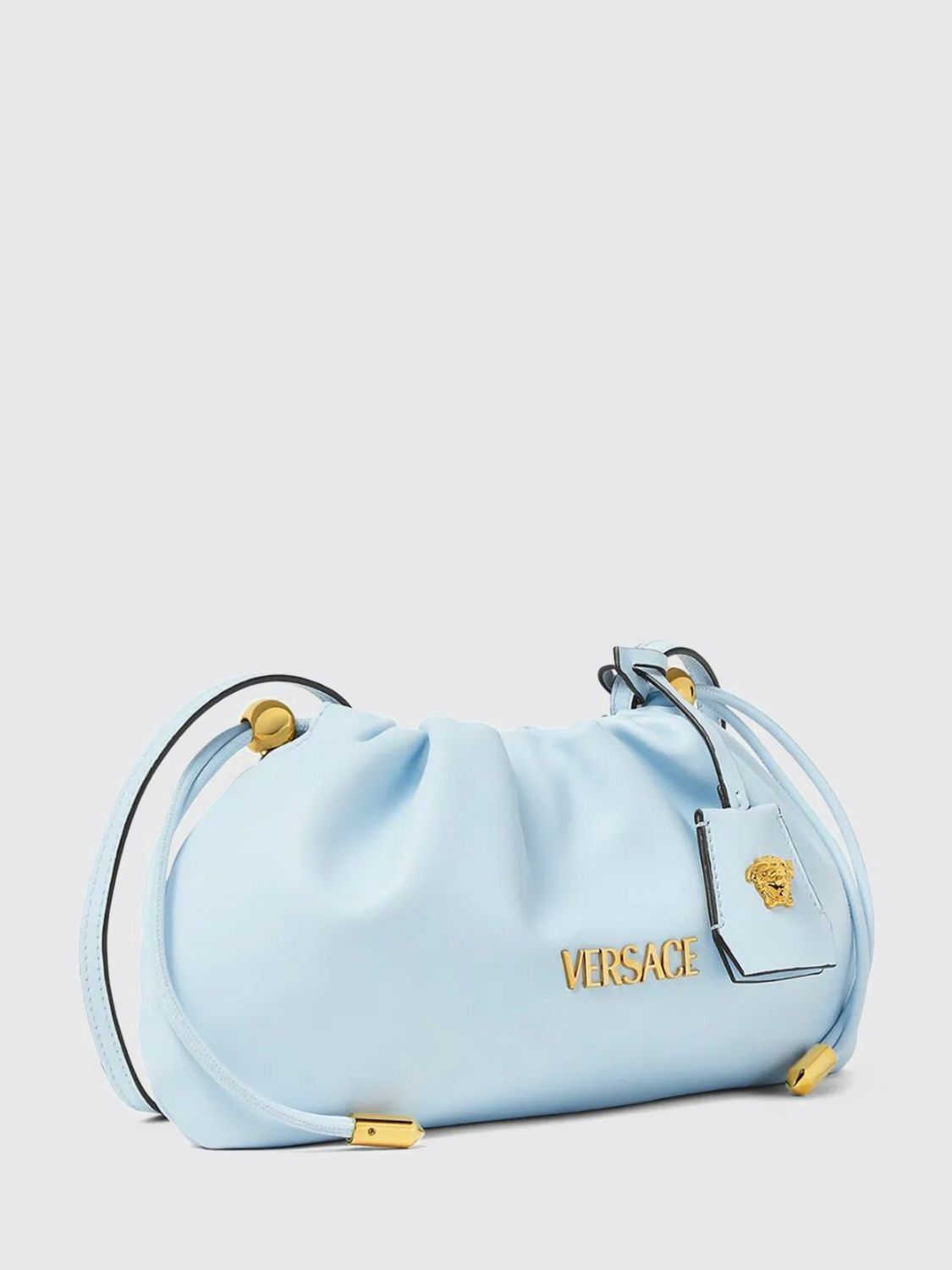 Versace Versace Clutch Woman Sky Blue Size ONE SIZE - 4 Thumbnail