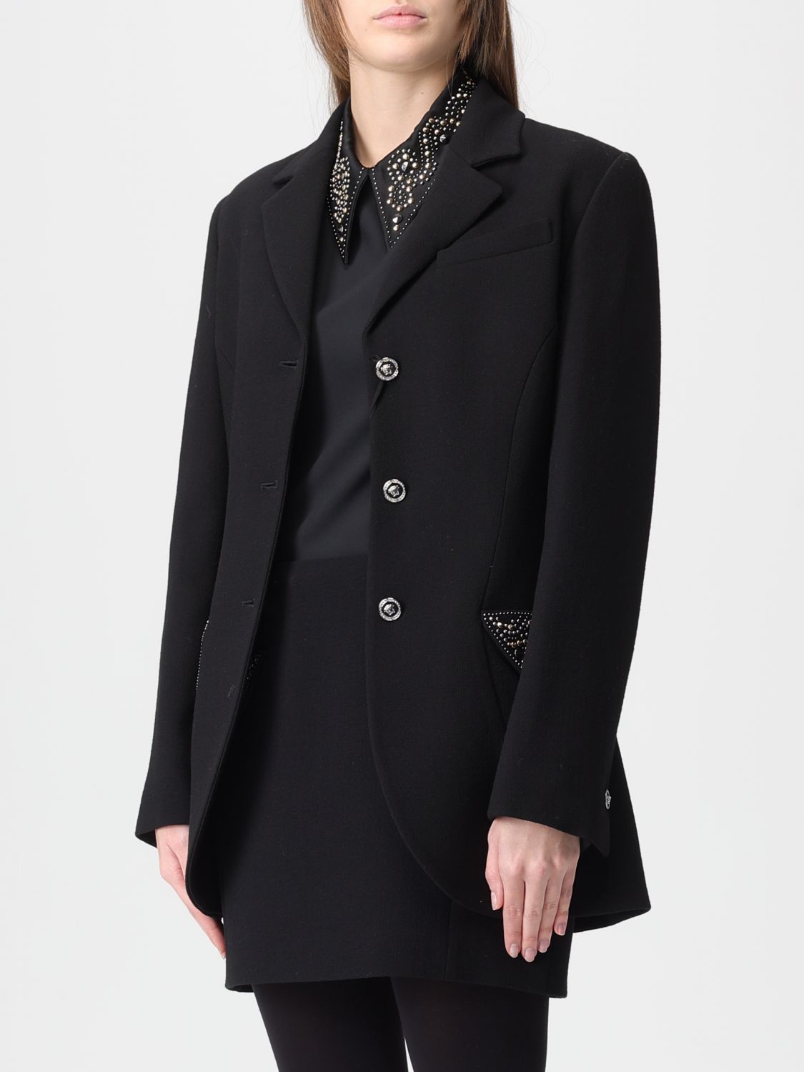 Versace Versace Jacket Woman Black Size S / US 4 / IT 40 - 4 Thumbnail