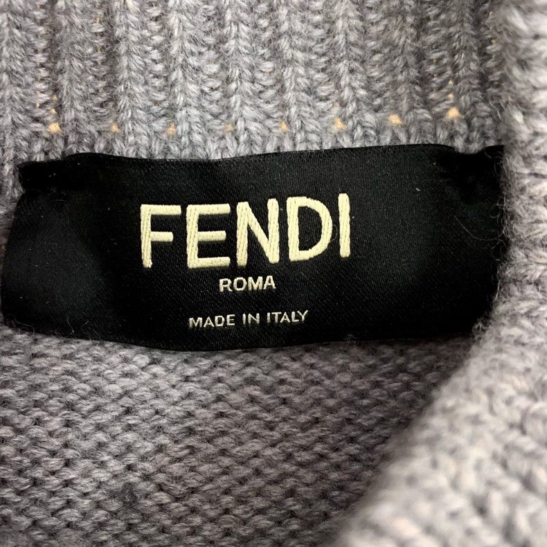 Fendi Fendi Colorblock Letter Star Wool Sweater Size US M / EU 48-50 / 2 - 6 Thumbnail