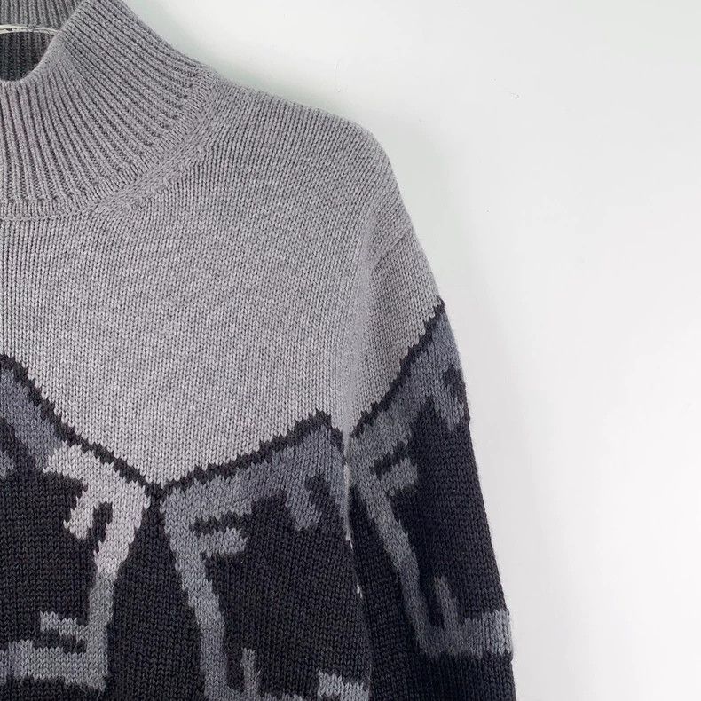 Fendi Fendi Colorblock Letter Star Wool Sweater Size US M / EU 48-50 / 2 - 3 Thumbnail