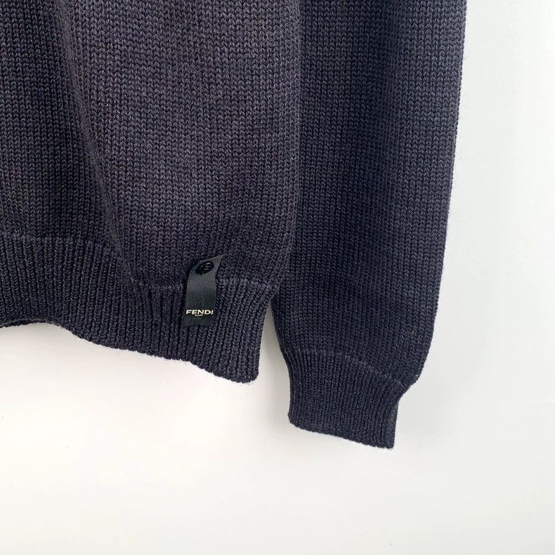 Fendi Fendi Colorblock Letter Star Wool Sweater Size US M / EU 48-50 / 2 - 4 Thumbnail