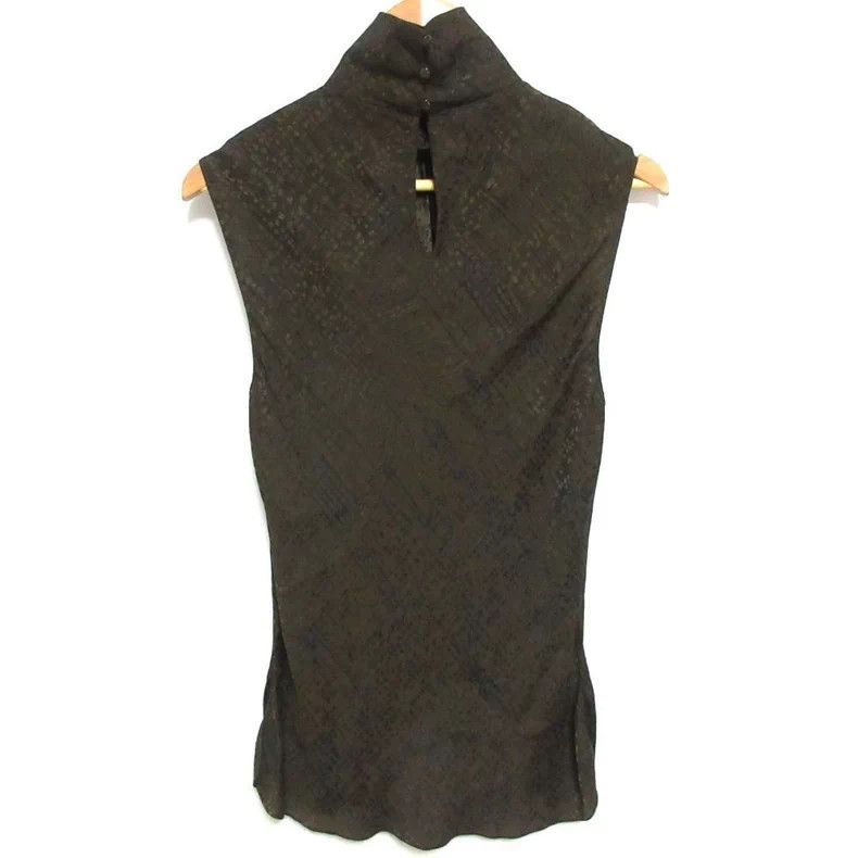 Hermes Hermes Silk High Neck Sleeveless Top Size US M / EU 48-50 / 2 - 2 Thumbnail