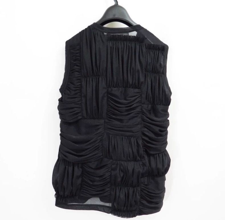 Comme des Garcons 2024SS Pleated Sleeveless Top