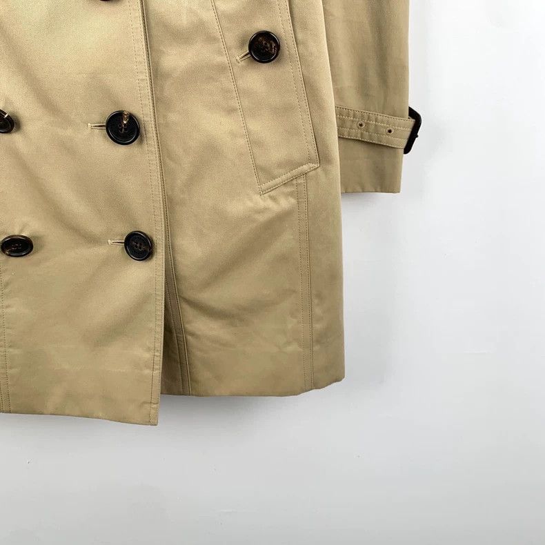 Burberry Burberry Beige Cotton Trench Coat Size US XS / EU 42 / 0 - 4 Thumbnail