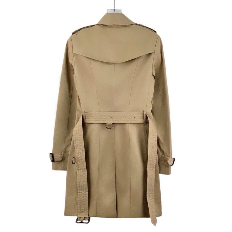 Burberry Burberry Beige Cotton Trench Coat Size US XS / EU 42 / 0 - 2 Thumbnail