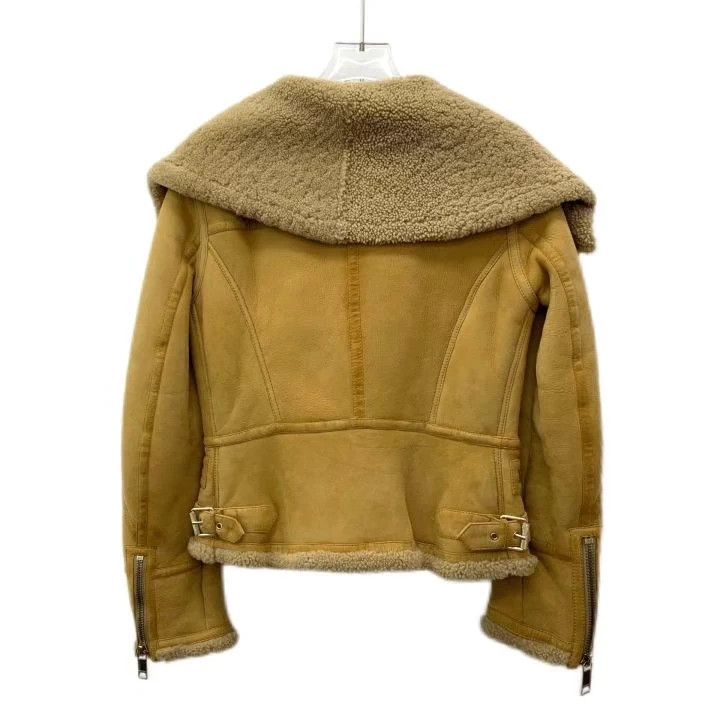 Burberry Burberry Brown Shearling Collar Jacket Size US S / EU 44-46 / 1 - 2 Thumbnail