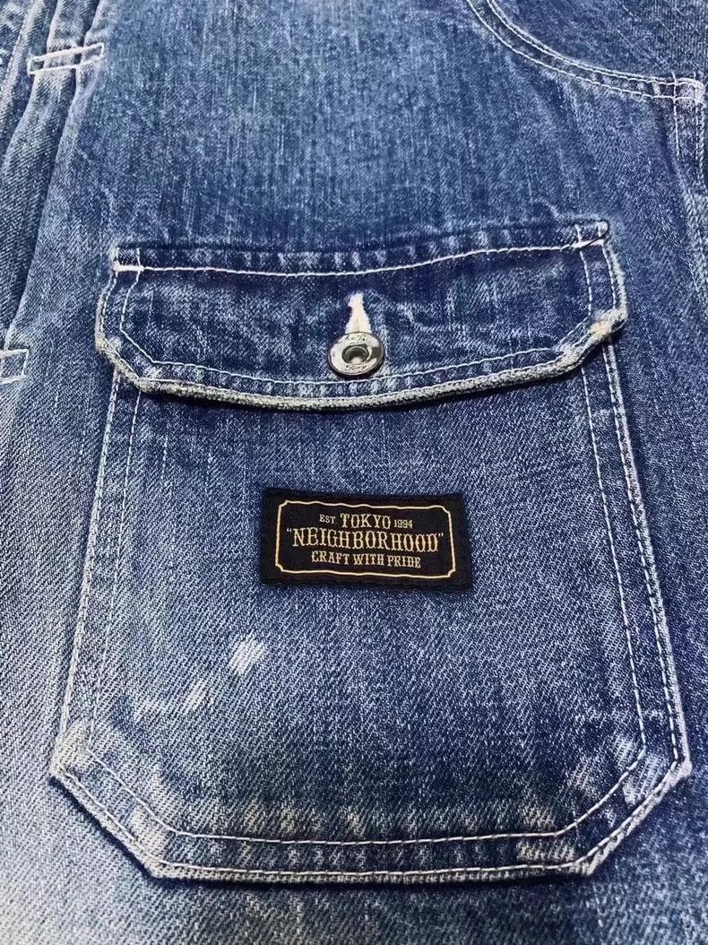 Neighborhood Neighborhood Limited Washed Denim Jacket Size US S / EU 44-46 / 1 - 4 Thumbnail