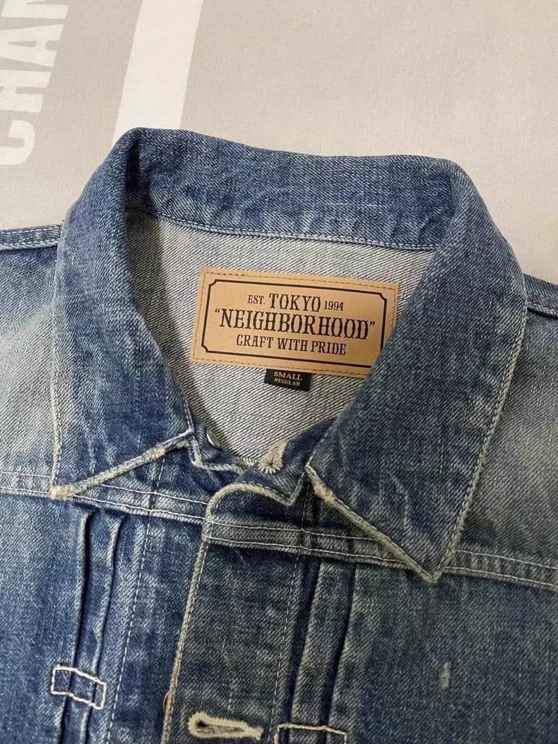 Neighborhood Neighborhood Limited Washed Denim Jacket Size US S / EU 44-46 / 1 - 3 Thumbnail