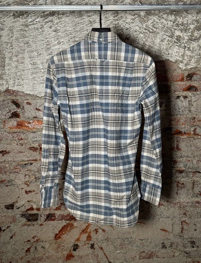 Thom Browne Thom Browne Blue White Plaid Shirt Size US L / EU 52-54 / 3 - 7 Thumbnail