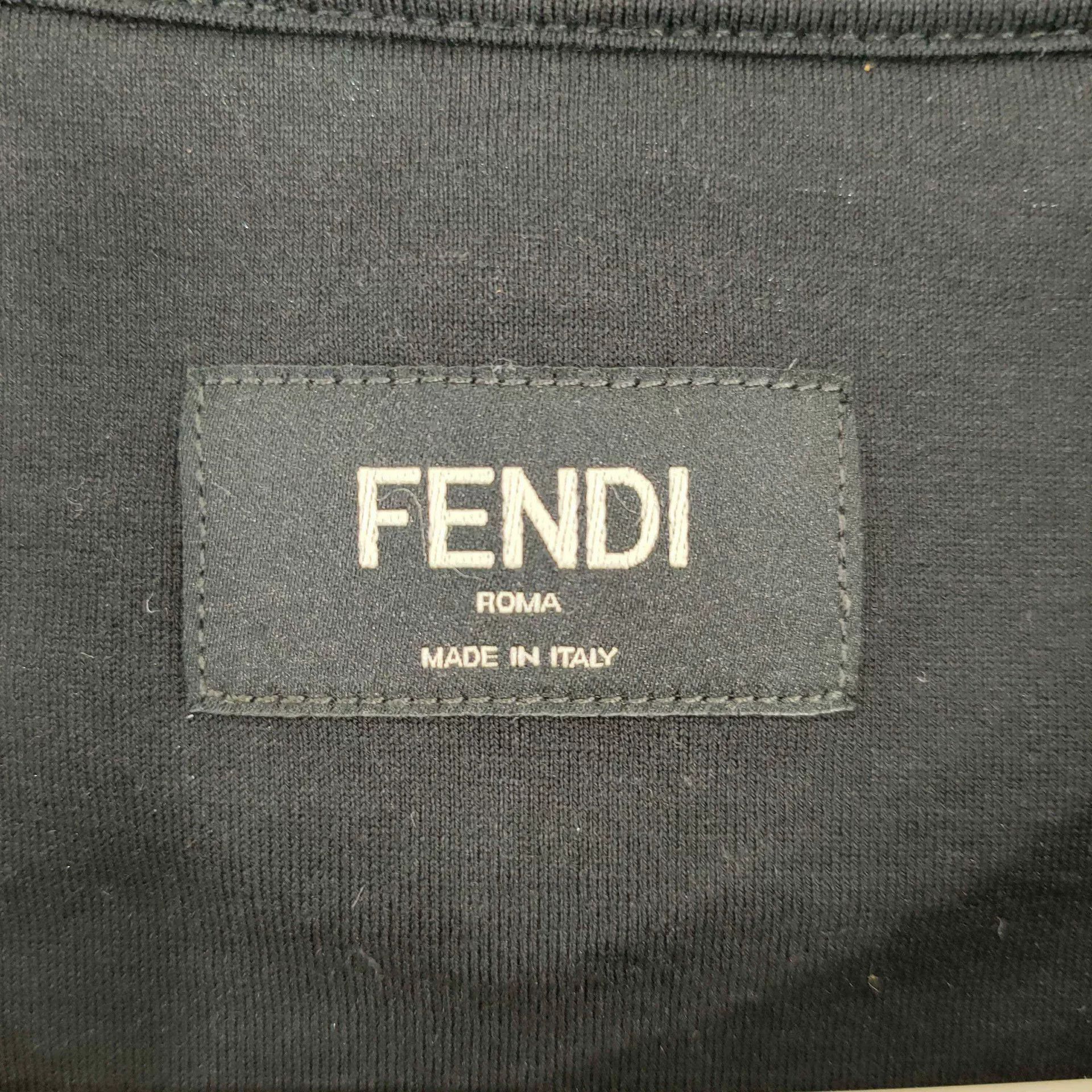 Fendi Fendi Men's Black Casual Short Sleeve T-shirt Size US XS / EU 42 / 0 - 3 Thumbnail