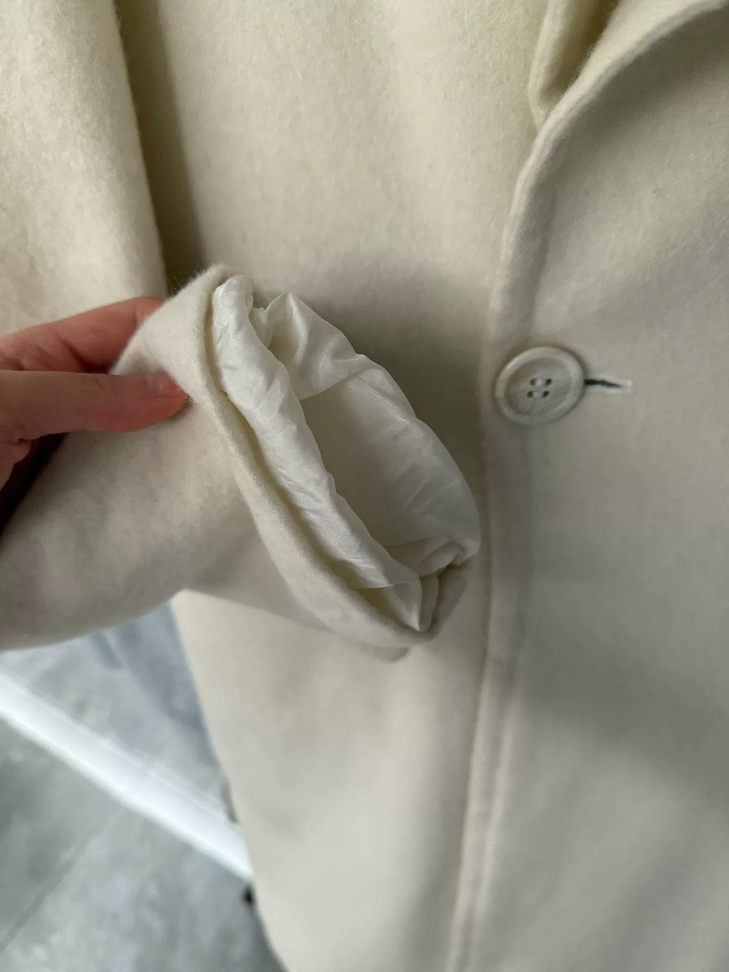 Comme des Garcons Comme des Garçons TAO White Wool Coat Size US M / EU 48-50 / 2 - 7 Thumbnail