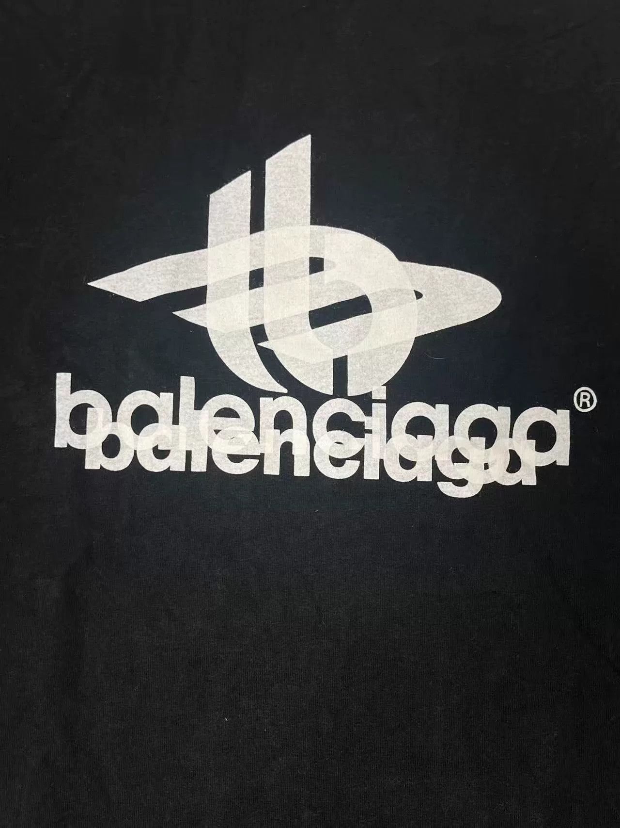 Balenciaga Balenciaga Logo Print Crewneck Short Sleeve T-Shirt Size US M / EU 48-50 / 2 - 3 Thumbnail
