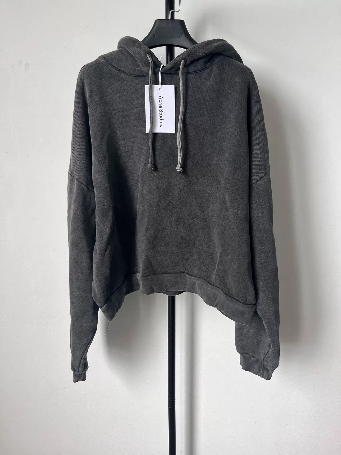 Acne Studios acne studios washed gray hooded sweatshirt Size US XXS / EU 40 - 2 Thumbnail