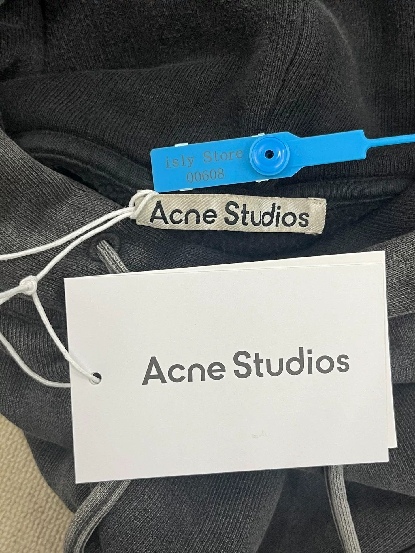 Acne Studios acne studios washed gray hooded sweatshirt Size US XXS / EU 40 - 4 Thumbnail