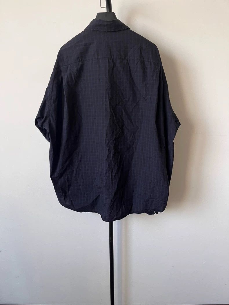 Balenciaga Balenciaga Plaid Logo Embroidered Long Sleeve Shirt Size US M / EU 48-50 / 2 - 2 Thumbnail