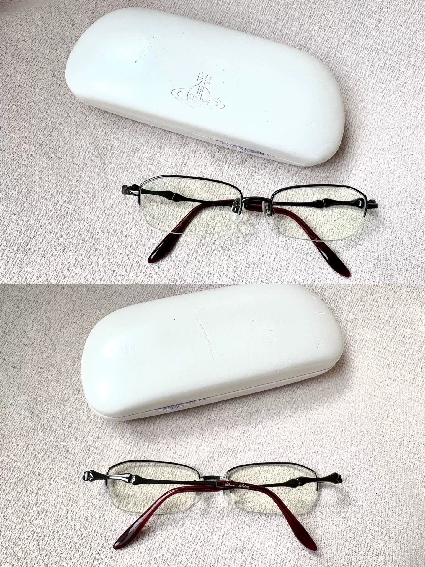 Vivienne Westwood Vivienne Westwood Red Black Saturn Glasses Size ONE SIZE - 4 Thumbnail