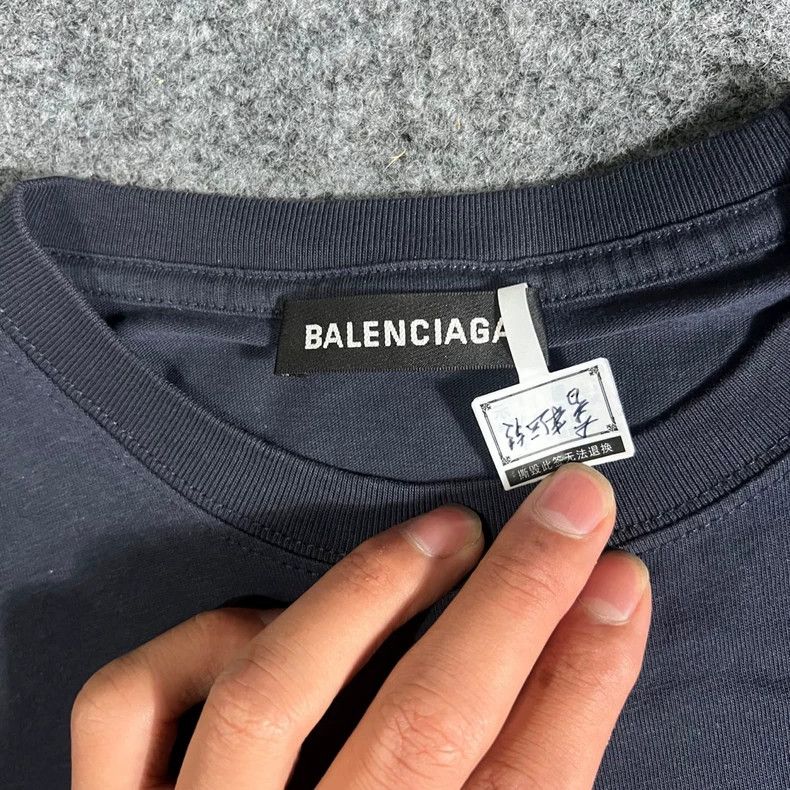 Balenciaga Balenciaga Wave Print Short Sleeve T-shirt Size US XXS / EU 40 - 4 Thumbnail