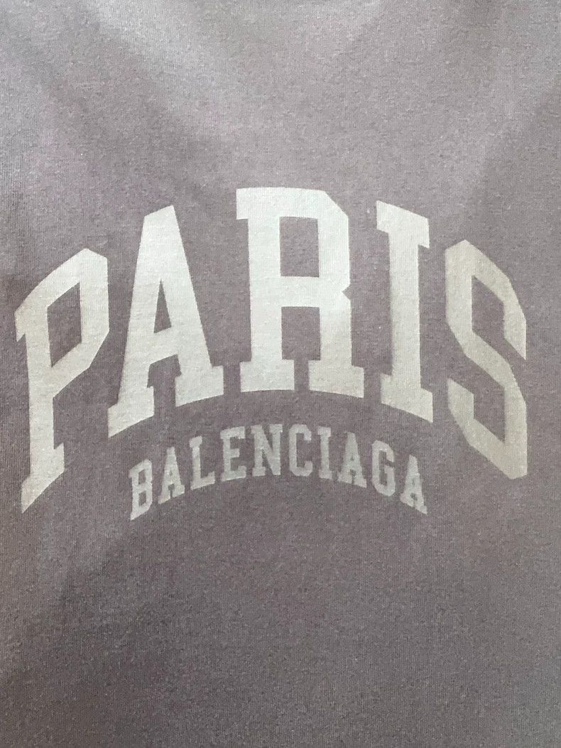 Balenciaga Balenciaga Paris Round Neck T-shirt Size US L / EU 52-54 / 3 - 5 Thumbnail