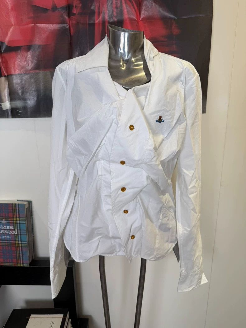 Vivienne Westwood Vivienne Westwood White Shirt Size US L / EU 52-54 / 3 - 6 Thumbnail