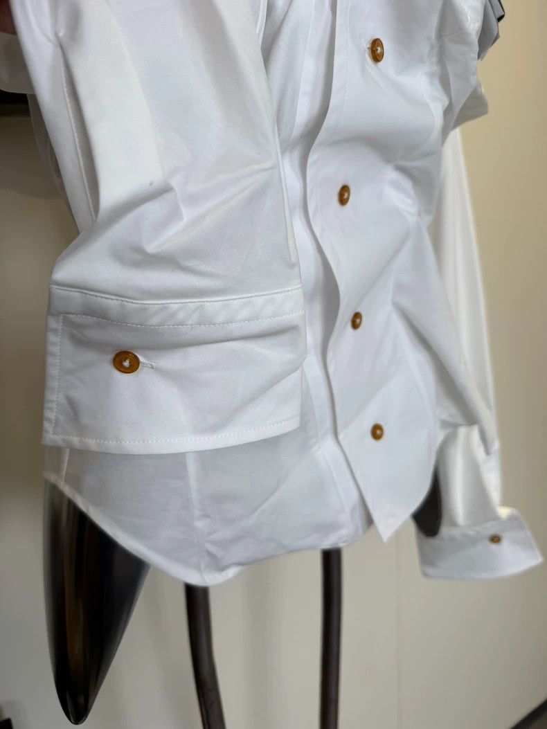 Vivienne Westwood Vivienne Westwood White Shirt Size US L / EU 52-54 / 3 - 3 Thumbnail
