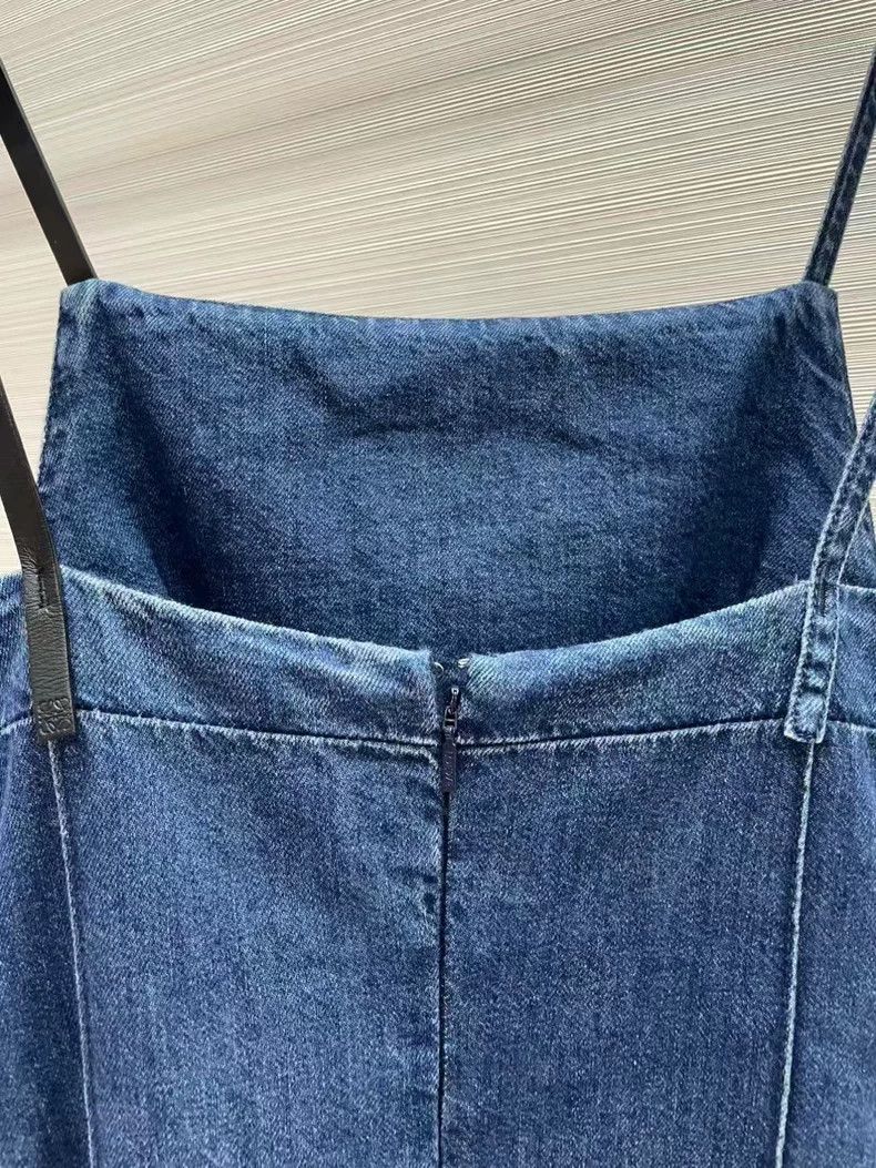 Loewe Loewe Size 36 Denim Slip Dress Size US S / EU 44-46 / 1 - 5 Thumbnail