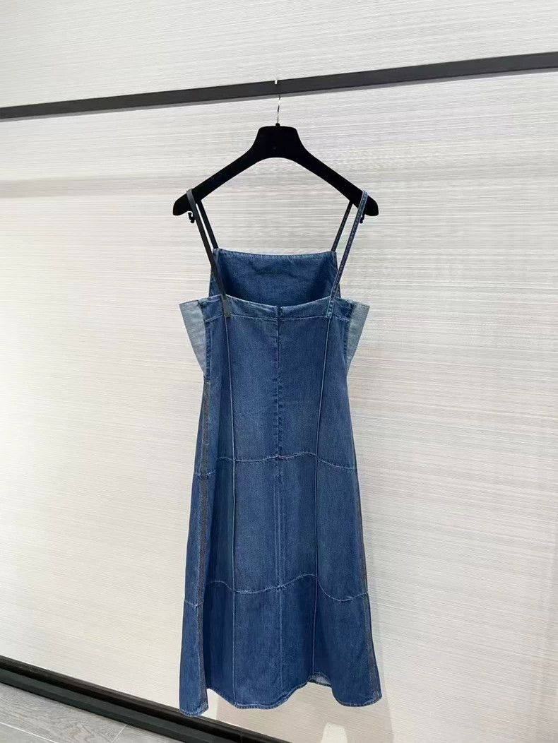 Loewe Loewe Size 36 Denim Slip Dress Size US S / EU 44-46 / 1 - 2 Thumbnail