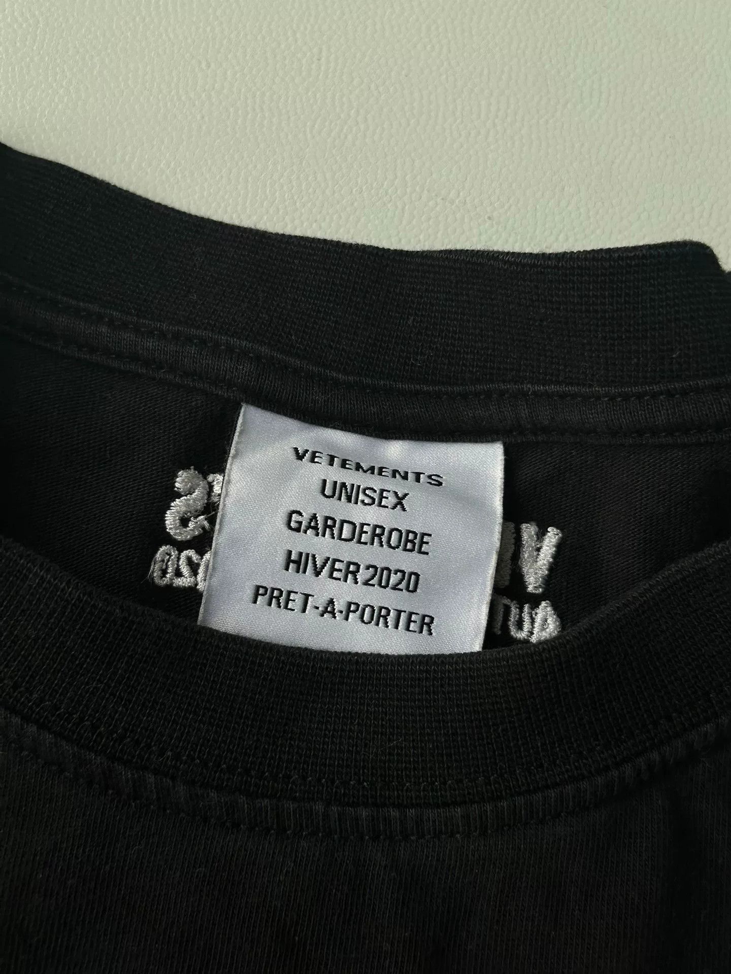 Vetements Vetements 19AW Warning Print Short Sleeve Size US XS / EU 42 / 0 - 2 Thumbnail