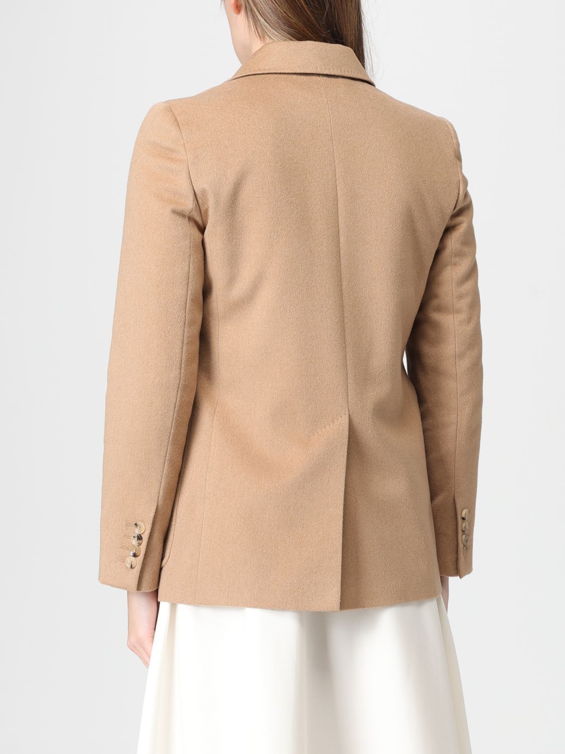 Max Mara Max Mara Jacket Woman Beige Size M / US 6-8 / IT 42-44 - 3 Thumbnail