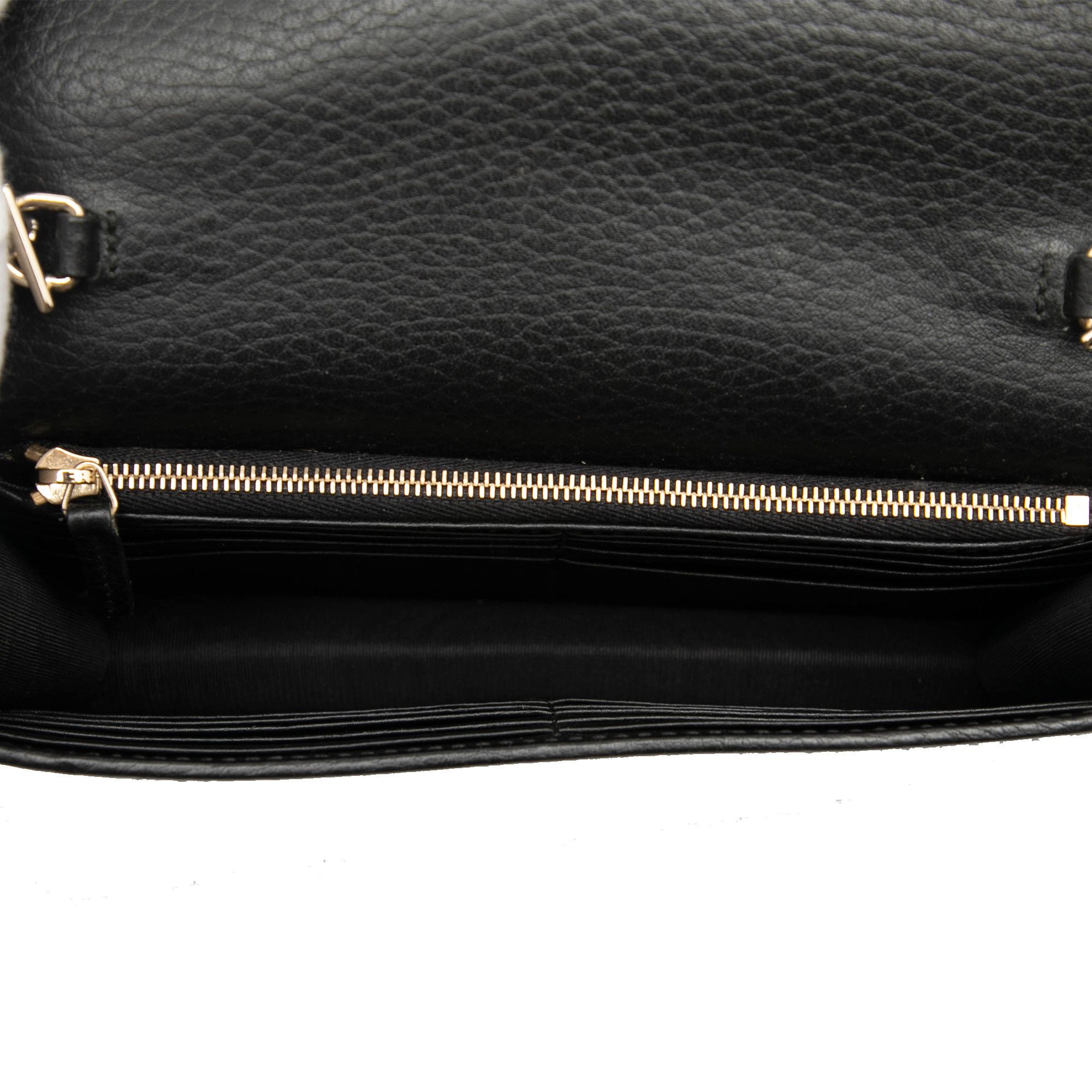 Gucci Gucci Dollar Calfskin Interlocking G Wallet on Chain Size ONE SIZE - 4 Thumbnail